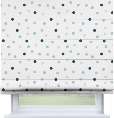 Римская штора «Кортин» для проема «Точки»