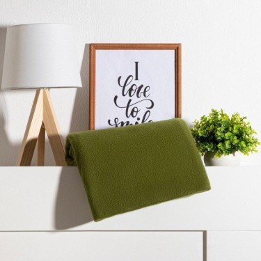 Плед "Экономь и Я" Зеленый 150*180 см, пл.160 г/м2, 100% п/э