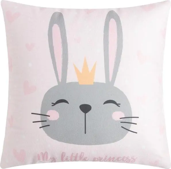 Подушка декоративная "Princess", 40*40 см, 100% п/э, велюр