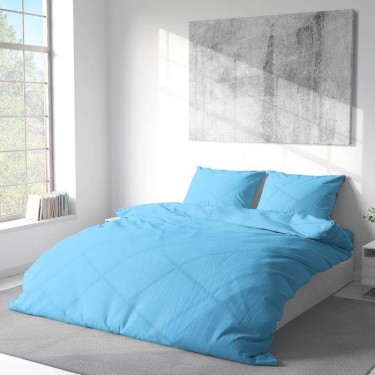 Комплект 1.5сп Русский дом "Голубой" пододеяльник 145х215см, наволочка 50х70см 2 шт, бязь