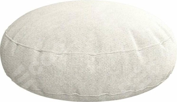 Подушка круглая Cortin ткань блэкаут с блеском светло-серый