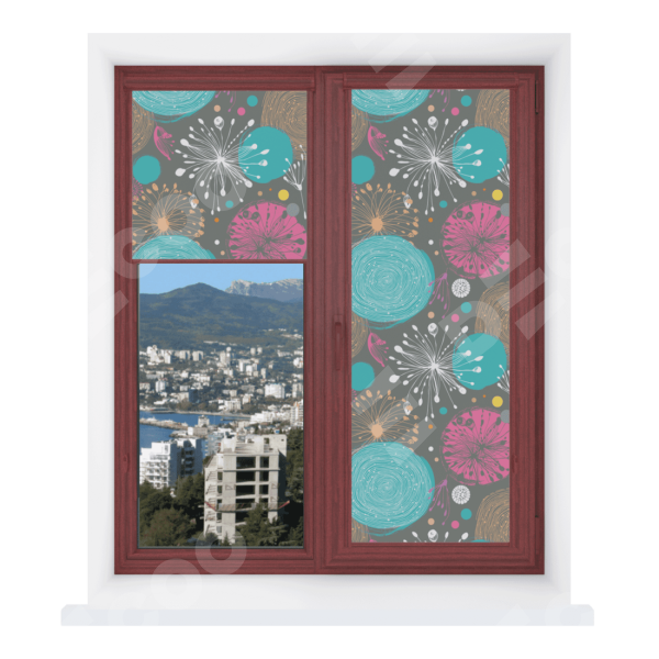 Рулонная штора Уни 2 с принтом Милый гранж