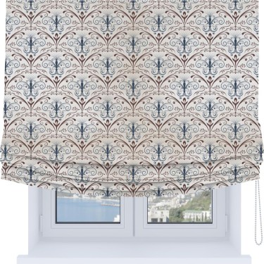 Римская штора Soft с мягкими складками, «Ажурные арки»