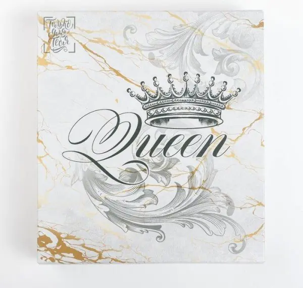 Полотенце махровое "Queen" 30х70 см 100% хлопок, 370гр/м2