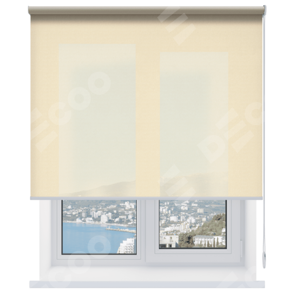 Рулонная штора Жемчуг лайт 22 молочный