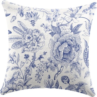 Подушка квадратная Cortin «Прованс в синем»