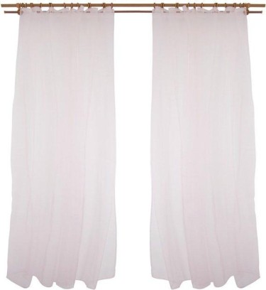 Штора органза 290х260 см, розовый, 100% полиэстер