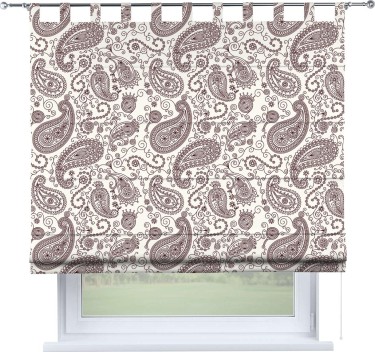 Римская штора «Кортин» на петлях «Индийский узор»