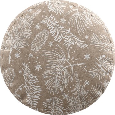 Подушка круглая Cortin «Заснеженный лес»