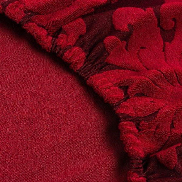 Чехол на стул трикотаж жаккард, цв бордо п/э100%