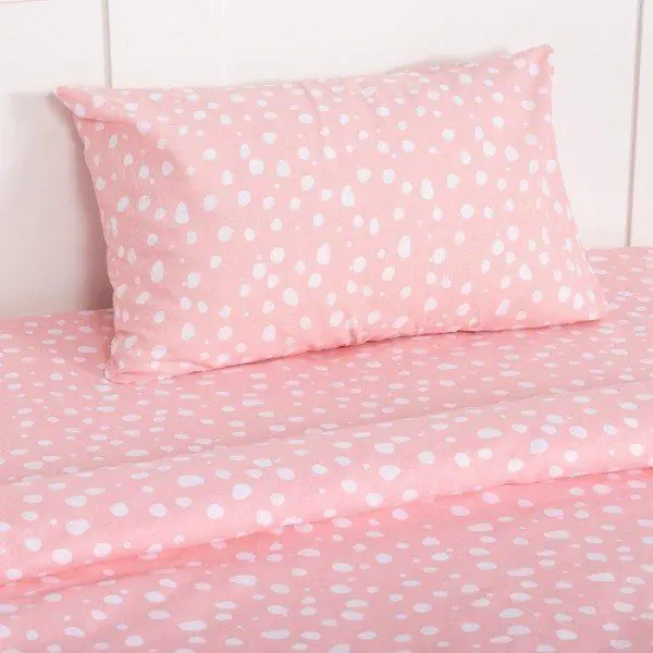 Постельное белье "Этель" 1,5 сп Soft pink 143х215 см, 150х214 см, 50х70 см -1 шт, 100% хл, бязь
