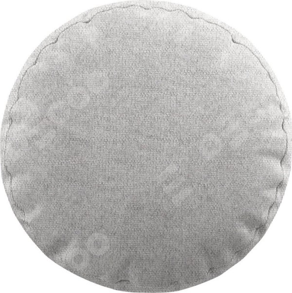 Подушка круглая «Кортин» лён димаут светло-бежевый