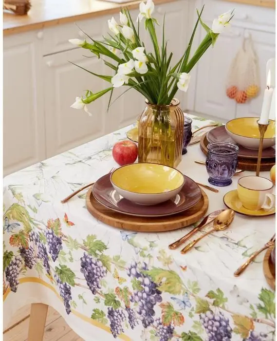 Набор столовый "Этель" Provence, скатерть 220х150 +/- 3см, салфетки 12 шт