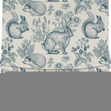 Римская штора Soft с мягкими складками, «На лугу»