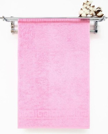 Полотенце махровое с бордюром 70х140 см,CANDY PINK, хлопок 100%, 430г/м2