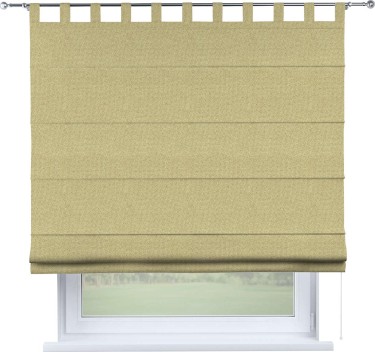 Римская штора на петлях «Кортин», ткань лён димаут, песочный