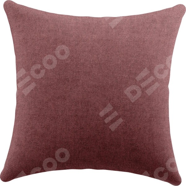 Подушка декоративная Cortin, лён димаут брусника, 40х40 см