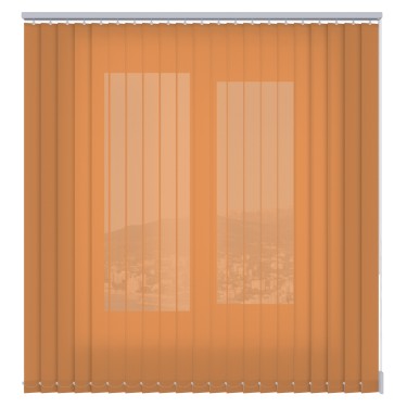 Вертикальные жалюзи Лайн 95 оранжевый new