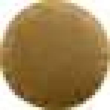 Подушка круглая Cortin вельвет горчица