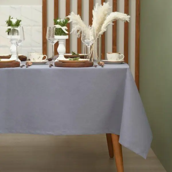 Скатерть Этель Kitchen 150х250 см, цвет синий, 100% хл, саржа 220 г/м2