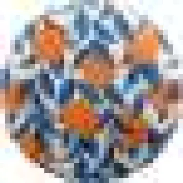 Подушка круглая Cortin «Апельсиновое настроение»