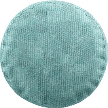 Подушка круглая Cortin лён димаут бирюзовый